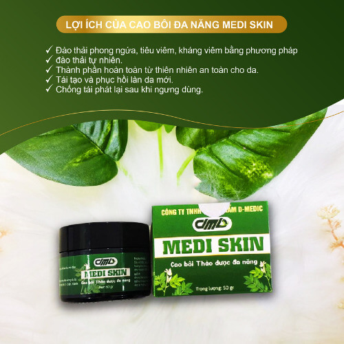 Lợi ích cao bôi nấm da Medi Skin D-Medic